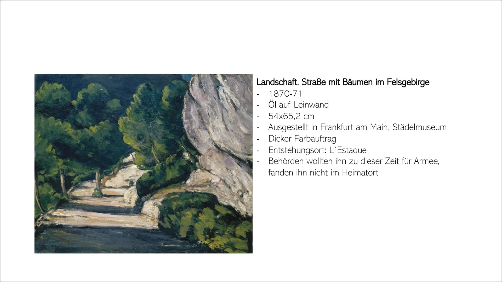 Paul Cézanne Gliederung
●
●
●
●
Allgemeine Informationen
Leben
Seine Malweise
Werke
Metamorphosen
Quellen Allgemeine
Informationen
●
Französ
