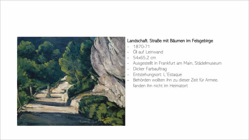 Paul Cézanne Gliederung
●
●
●
●
Allgemeine Informationen
Leben
Seine Malweise
Werke
Metamorphosen
Quellen Allgemeine
Informationen
●
Französ