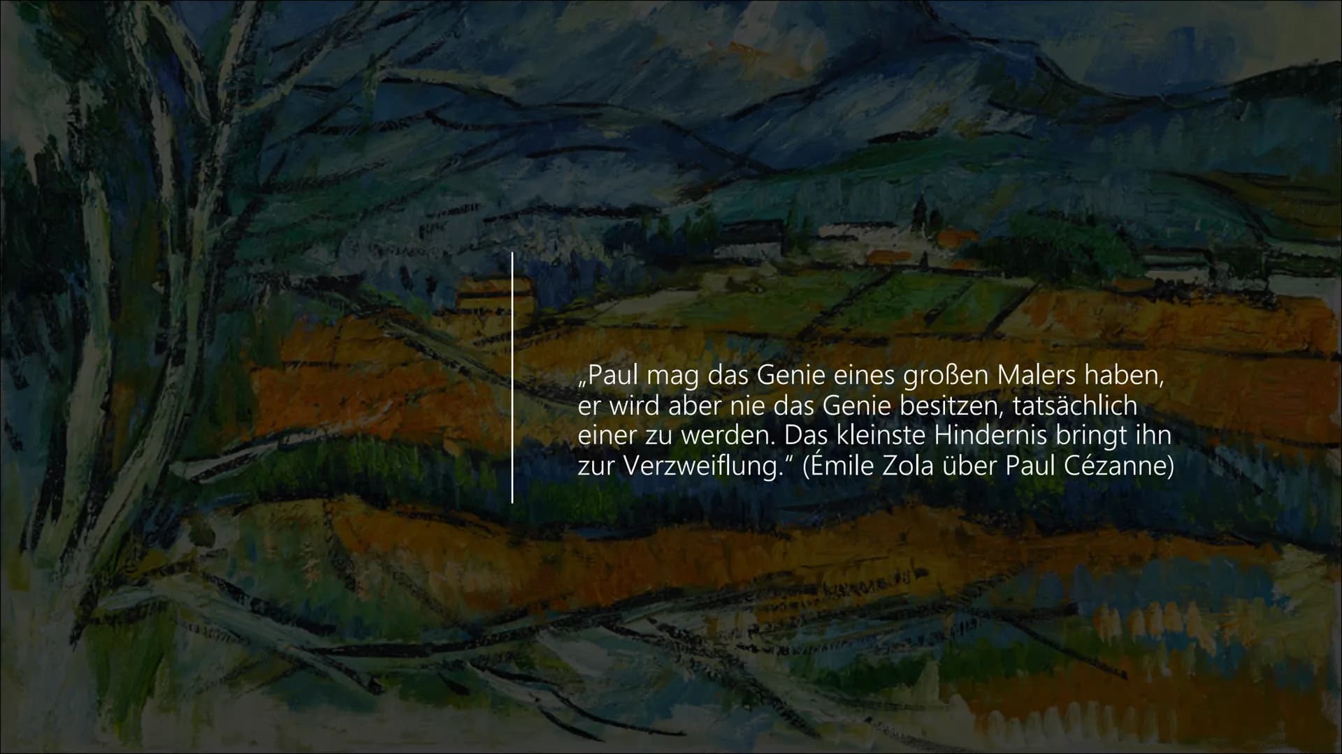Paul Cézanne Gliederung
●
●
●
●
Allgemeine Informationen
Leben
Seine Malweise
Werke
Metamorphosen
Quellen Allgemeine
Informationen
●
Französ