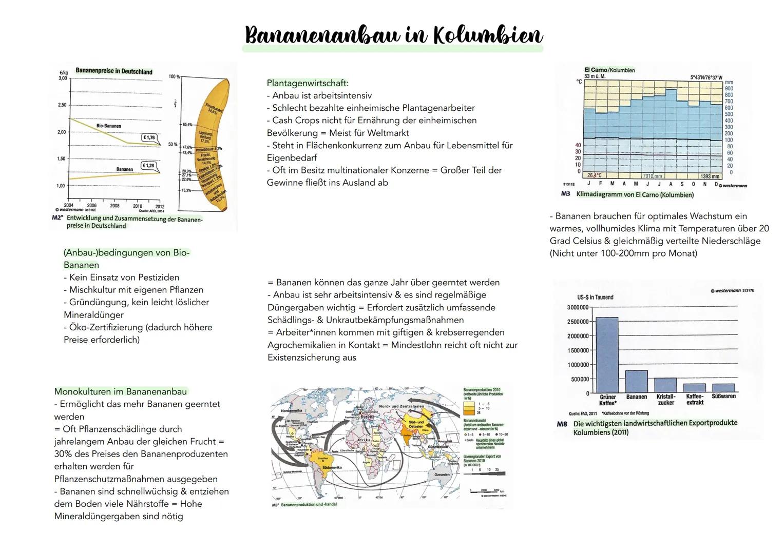 €/kg
3,00
2.50
2,00
1,50
1,00
Bananenpreise in Deutschland
Bio-Bananen
2006
2004
Ⓒwestermann 31316
Bananen
€1,76
2008
€1,28
$
-65,4%
50% 147