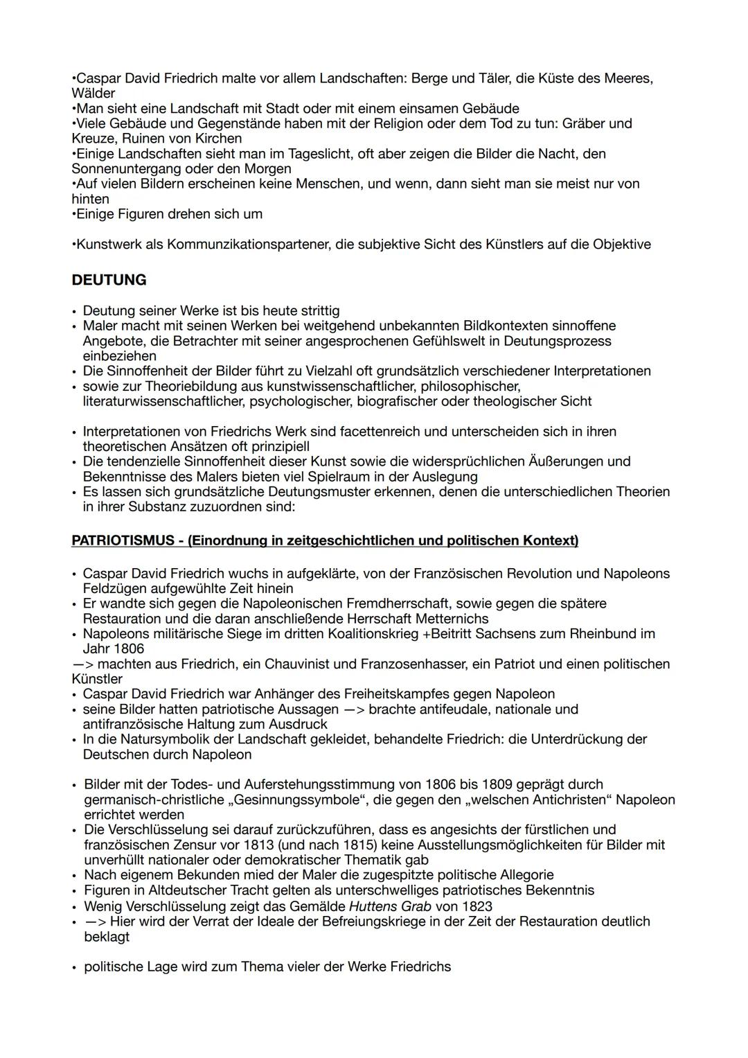 CASPER DAVID FRIEDRICH
• 1774-1840
Deutsch
Mitbürger der (deutschen) Frühromantik
• Maler der deutschen Romantik
Religiös
• Sein Elternhaus 