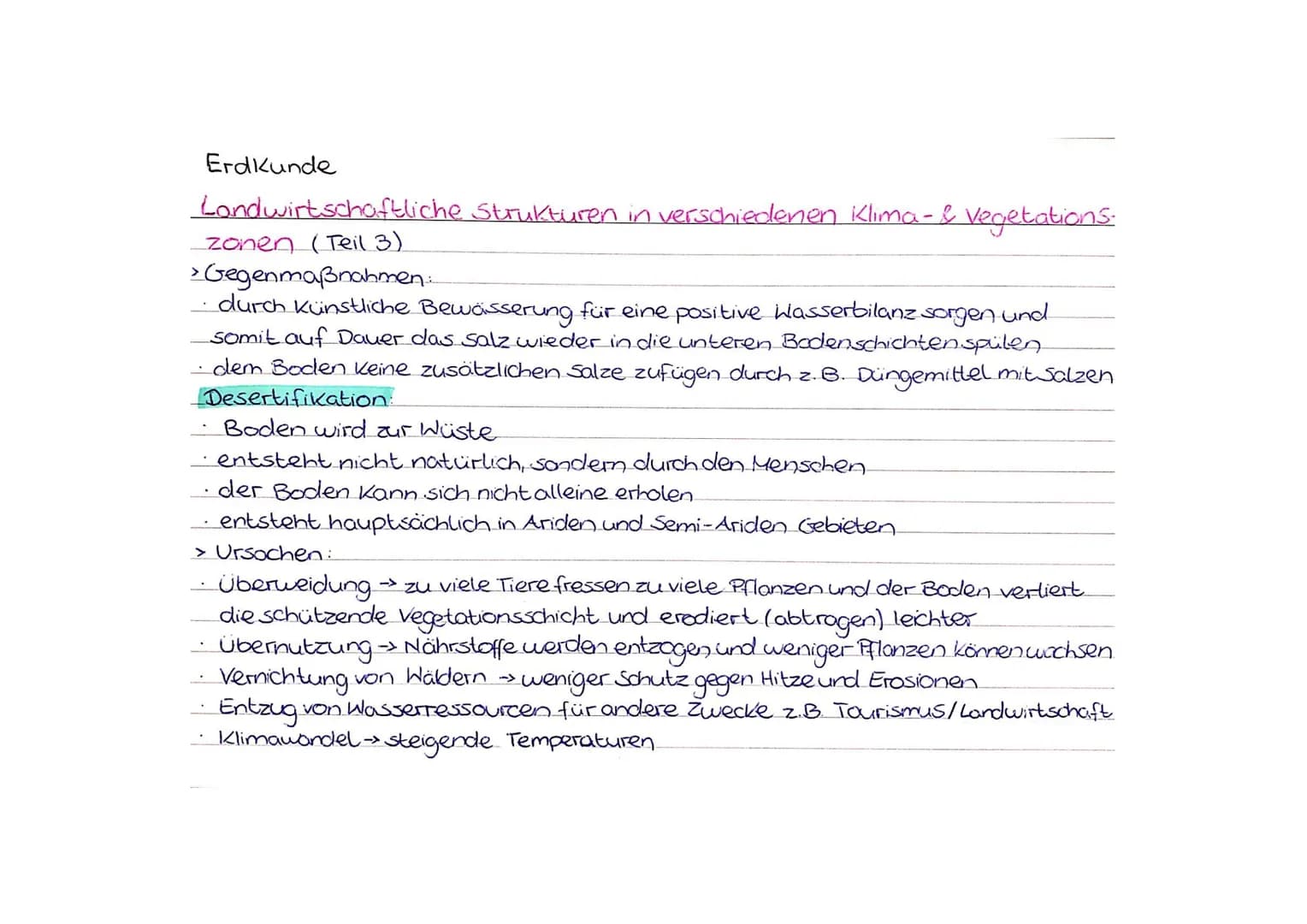 Erdkunde
Landwirtschaftliche Strukturen in verschiedenen Klima- und
Vegetationszonen.
Landwirtschaft in den Tropen.
> sehr gutes Klima ganzj