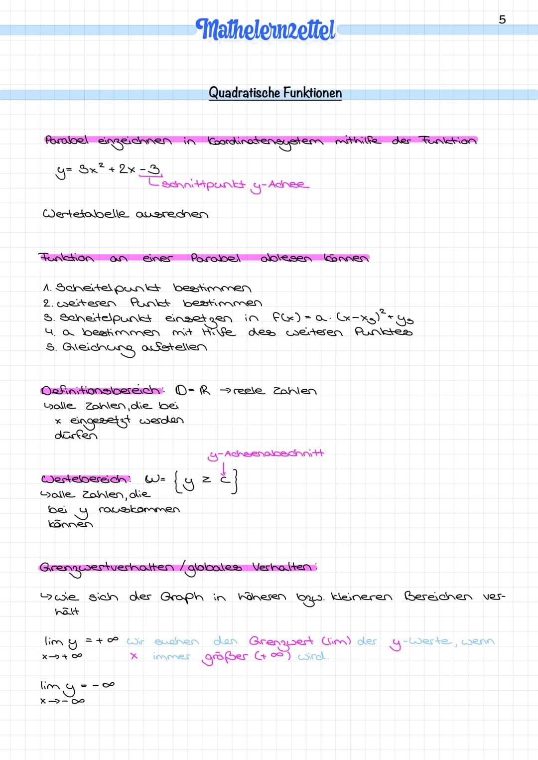 Funktionen sind eine spezielle Zuordnungen.
Jedes Element aus dem Definitionsbereich wird genau ein Element aus dem Wertebereich zugeordnet.