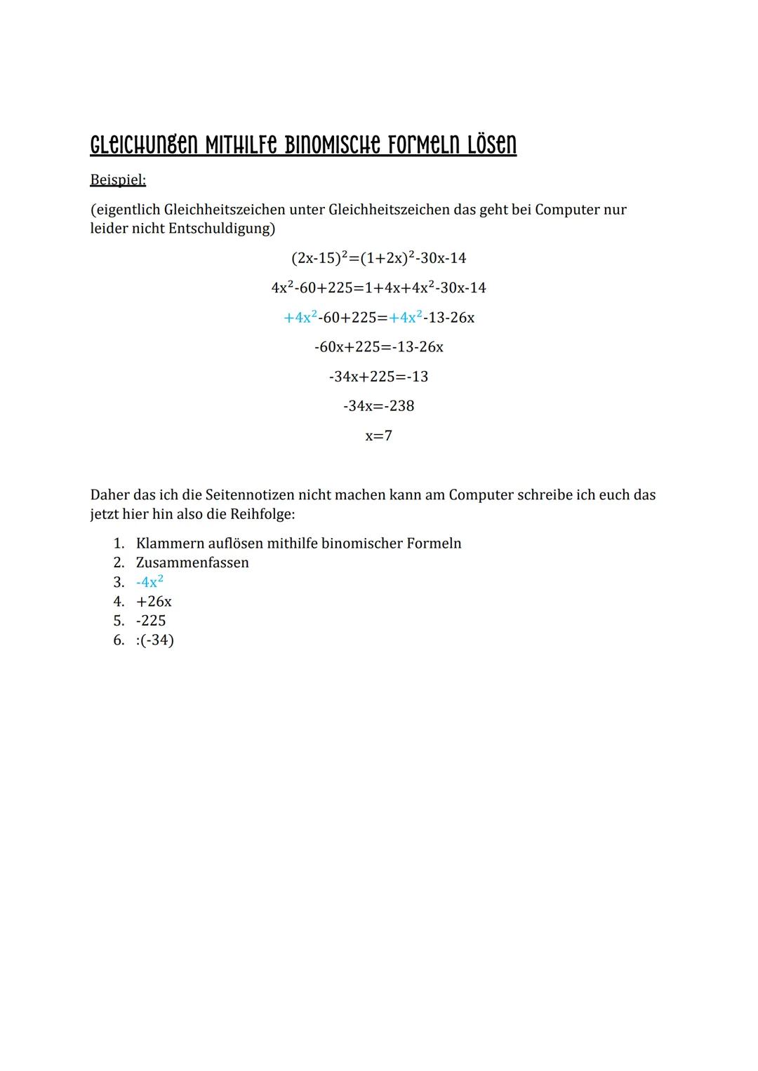 MATHекLassenarbеIT In Der 8. Klasse
WiеDегHOLUNG KLasse 7
Variablen: Platzhalter für eine Zahl; a;b;c;...x;y;z
Term: Zahlen, Varaiblen und R
