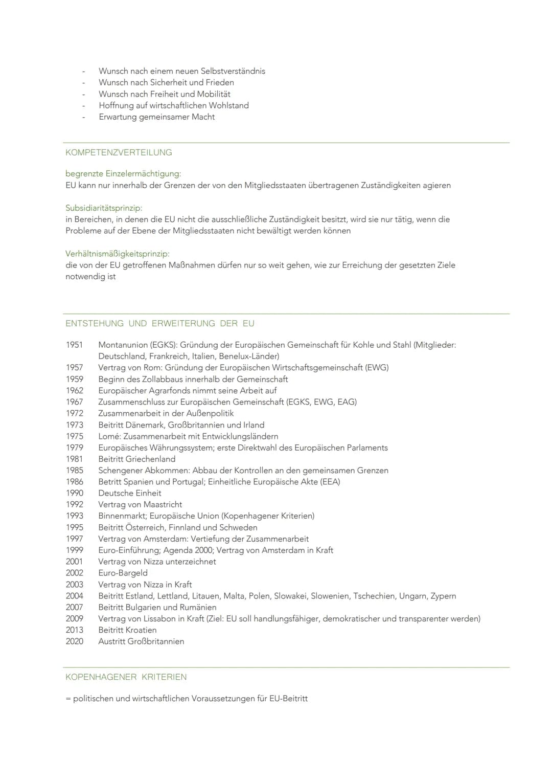 EUROPÄISCHE UNION
EU-NORMEN, INTERVENTIONS- UND REGULATIONSMECHANISMEN SOWIE INSTITUTIONEN
EU-NORMEN, INTERVENTIONS- UND REGULATIONSMECHANIS