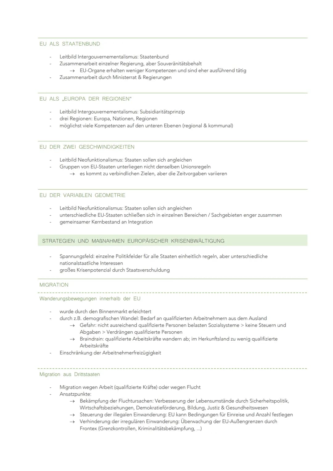 EUROPÄISCHE UNION
EU-NORMEN, INTERVENTIONS- UND REGULATIONSMECHANISMEN SOWIE INSTITUTIONEN
EU-NORMEN, INTERVENTIONS- UND REGULATIONSMECHANIS