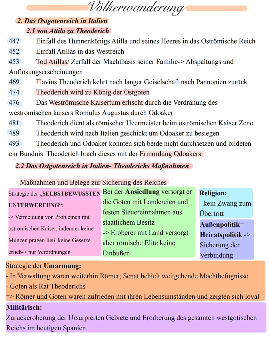 Völkerwanderung
1. Ursachen und Verlauf der Völkerwanderung
1.1 Die Situation des Römischen Reiches im 3. Jahrhundert
Erfolge des Gallienus 