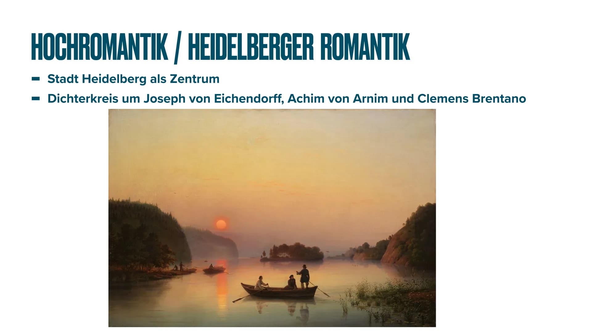 ROMANTIK
EINE EPOCHE
JULIA VICTORIA KRÄMER, DLK Q2 INHALTSVERZEICHNIS
- Eckdaten der Epoche
- Gesellschaft und Weltbild der Romantik
Epoche
