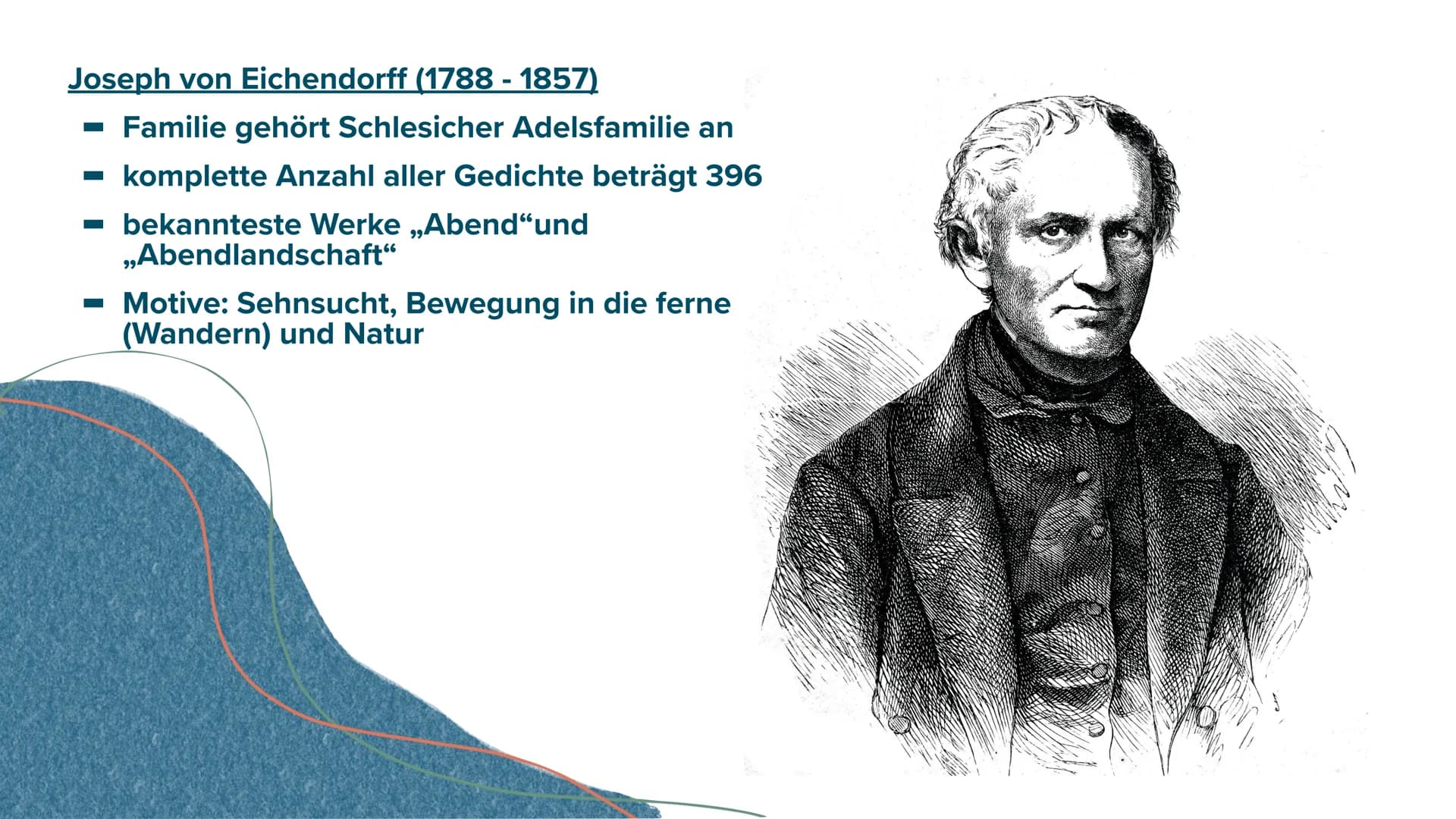 ROMANTIK
EINE EPOCHE
JULIA VICTORIA KRÄMER, DLK Q2 INHALTSVERZEICHNIS
- Eckdaten der Epoche
- Gesellschaft und Weltbild der Romantik
Epoche
