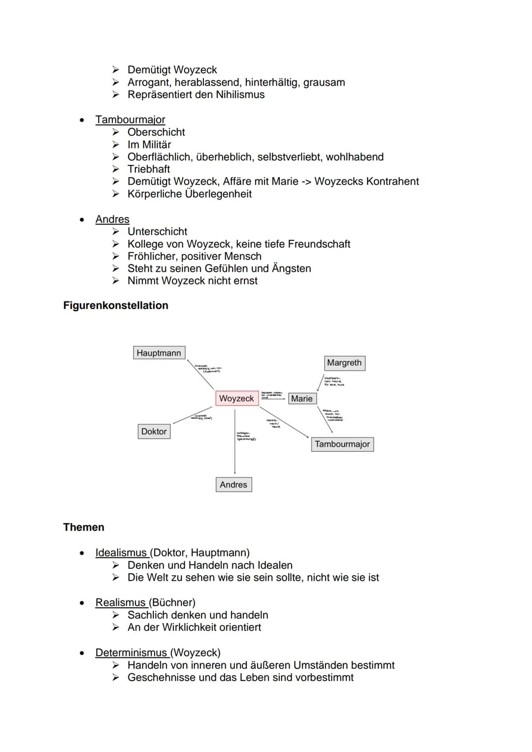 Woyzeck - Zusammenfassung
Allgemeine Informationen
Autor:Georg Büchner
Jahr: Erscheinungsjahr: 1879, Uraufführung: 1913
Thema: Idealismus, R