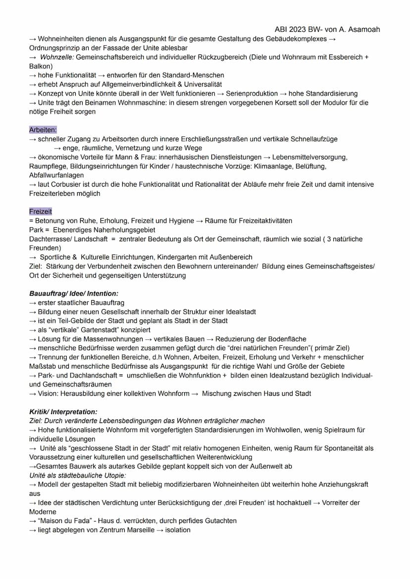 BK ABITUR 2023
ARCHITEKTUR
KONSTRUKTIONEN/ WOHNUNGSSTRUKTUREN
Massivbauweise:
= Eine Form des Tragwerks, bei der raumabschließende Elemente 