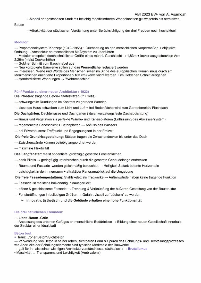 BK ABITUR 2023
ARCHITEKTUR
KONSTRUKTIONEN/ WOHNUNGSSTRUKTUREN
Massivbauweise:
= Eine Form des Tragwerks, bei der raumabschließende Elemente 