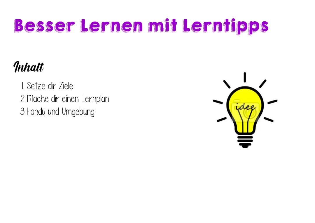 Lerntipps 