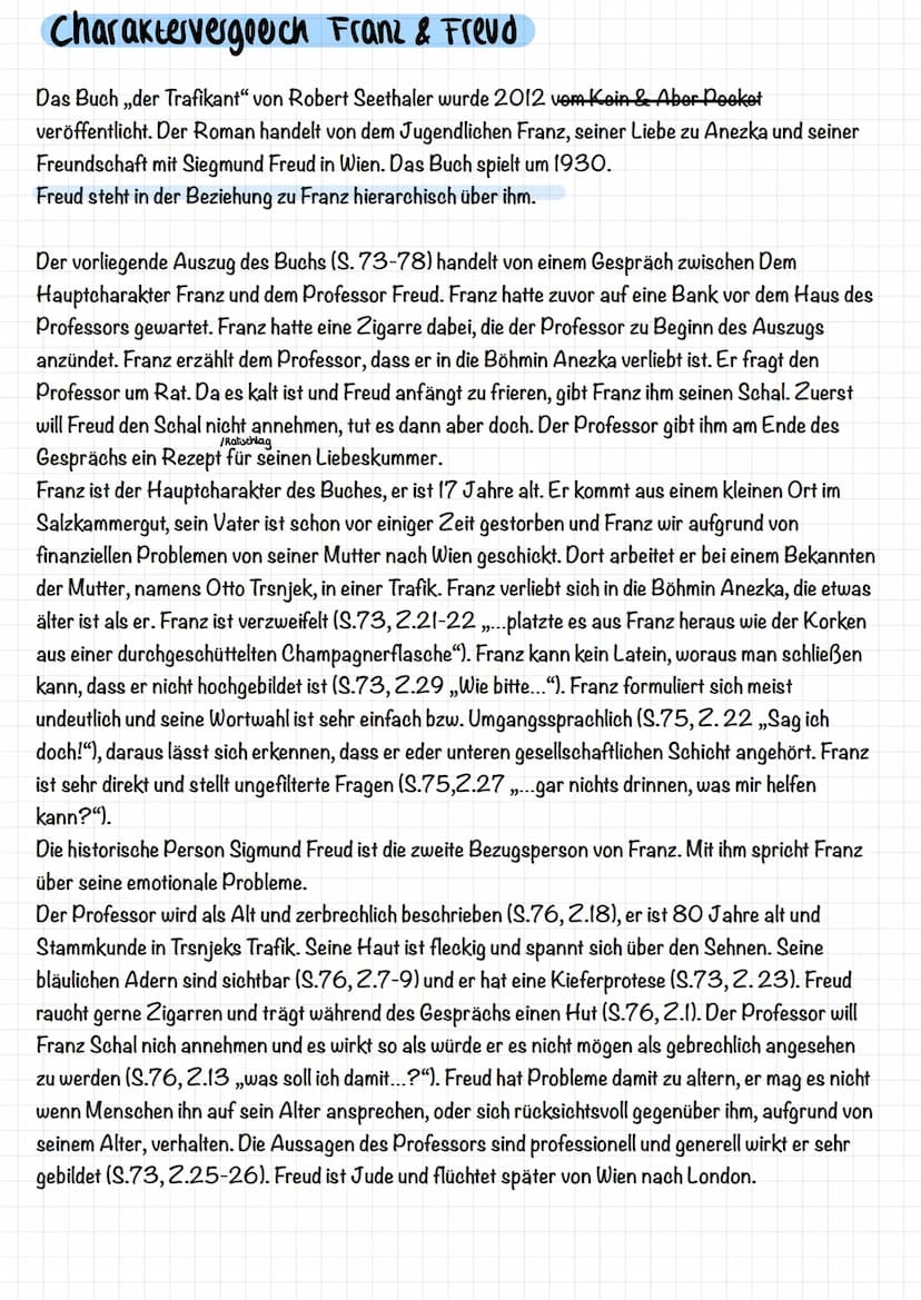 Das Buch ,,der Trafikant" von Robert Seethaler wurde 2012 veröffentlicht. Es handelt von dem Jugendlichen
Franz, Seine Liebe zu Anezka und s