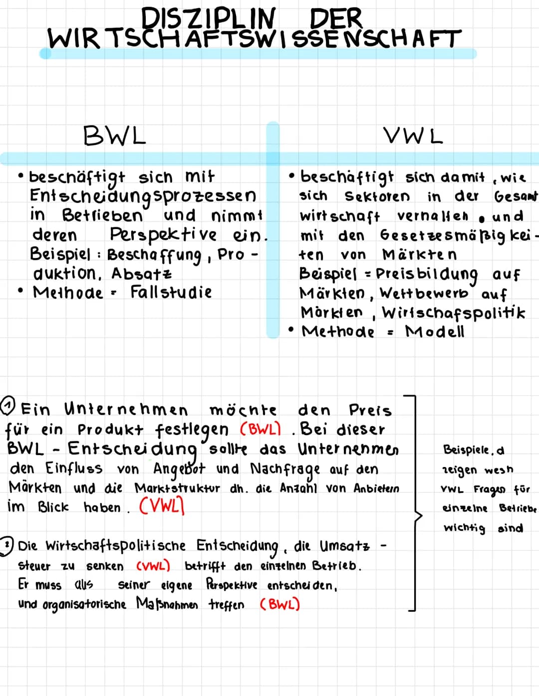  прете
Wirtschaften
BWL / VWL
Bedürfnisse
Güter
Arbeitsteilung
V
✓
Ökonomisches Prinzip
V WIRTSCHAFTEN
knappe Güter
grenzenle de curfnisse
B