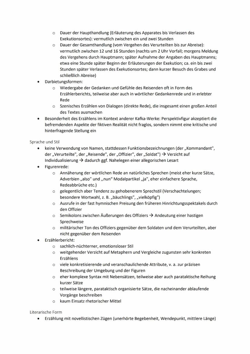 Werke des Deutsch-LK's: Themen und Bezüge im Überblick
Franz Kafka: In der Strafkolonie
Gattung: Epik
Literaturepoche: Literatur des Express