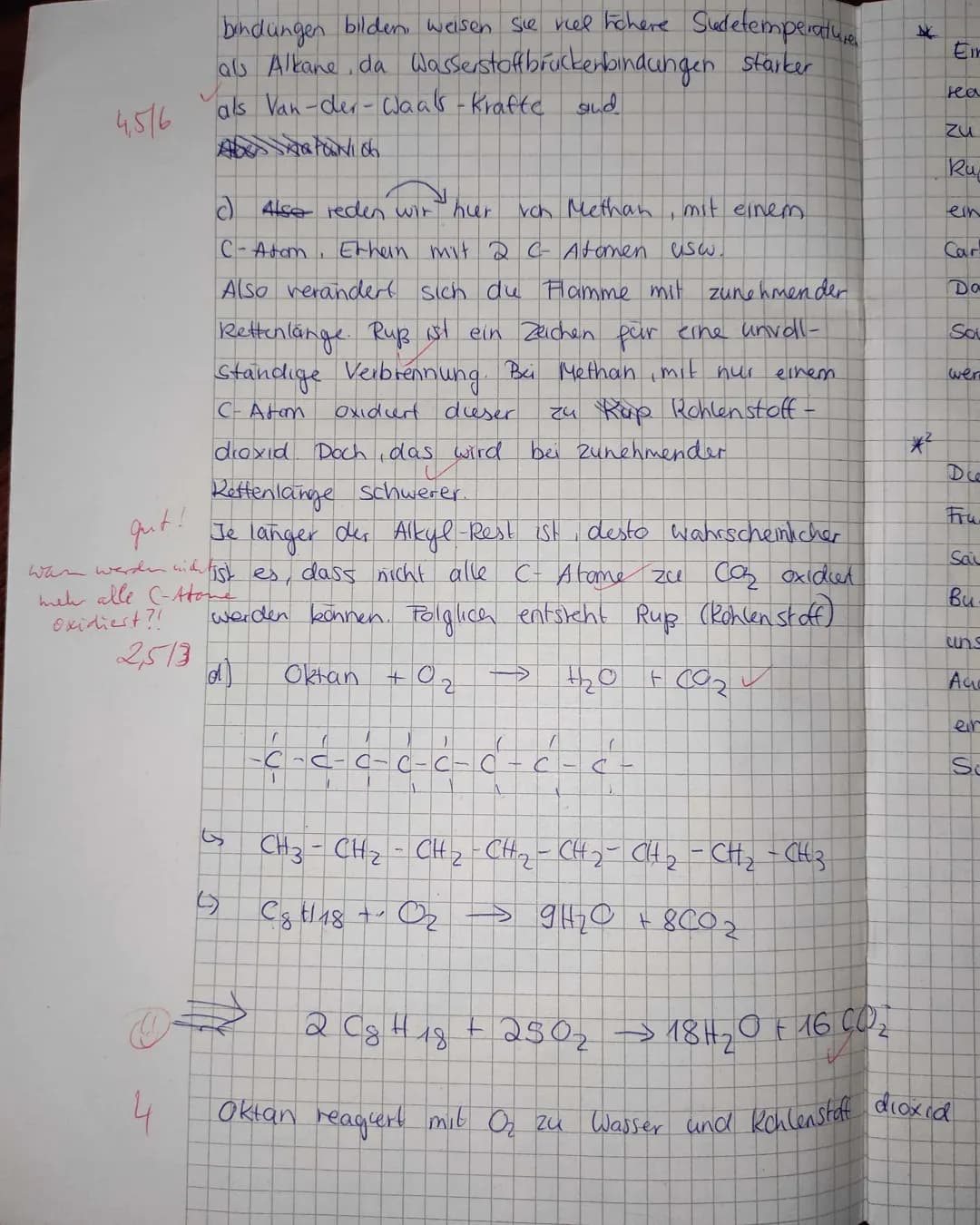 Chemie E-Phase
a)
1.) Benenne die folgenden Moleküle.
CH3
CH–CH–CH, – C – CH, – CH, - CH3
24,4-trimethye-heptan
c)
CH3 C-CH₂-CH
||
C.
CH3
CH