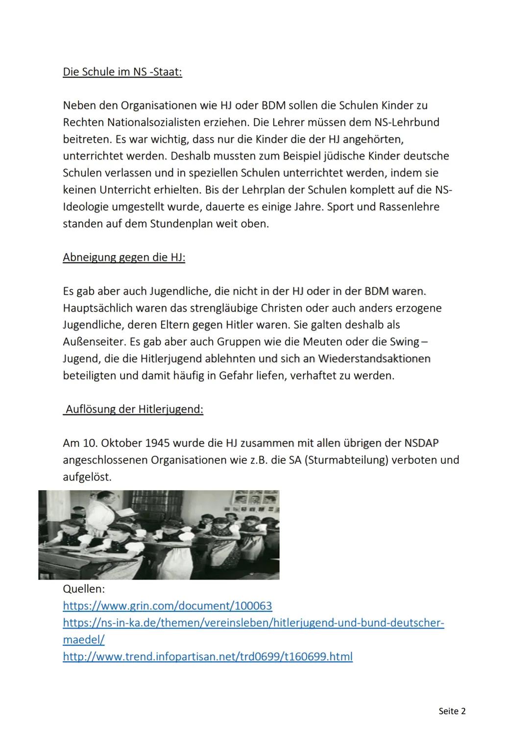 JUGEND UNTERM HAKENKREUZ
Die Jugend spielte im Nationalsozialismus eine zentrale Rolle. Sie sollten zu einer
NS-Elite herangezüchtet werden.