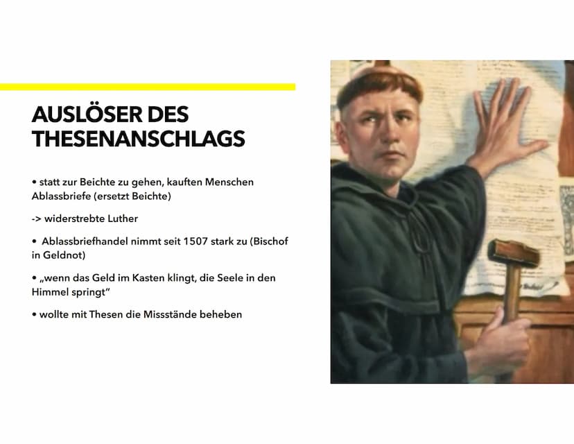 MARTIN LUTHER
VON MICHELLE UND JOHANNA INHALTSVERZEICHNIS
• Biografie
• Luthers Gottesbild
• Lehre
• Theologie
• Auslöser des Thesen Anschla