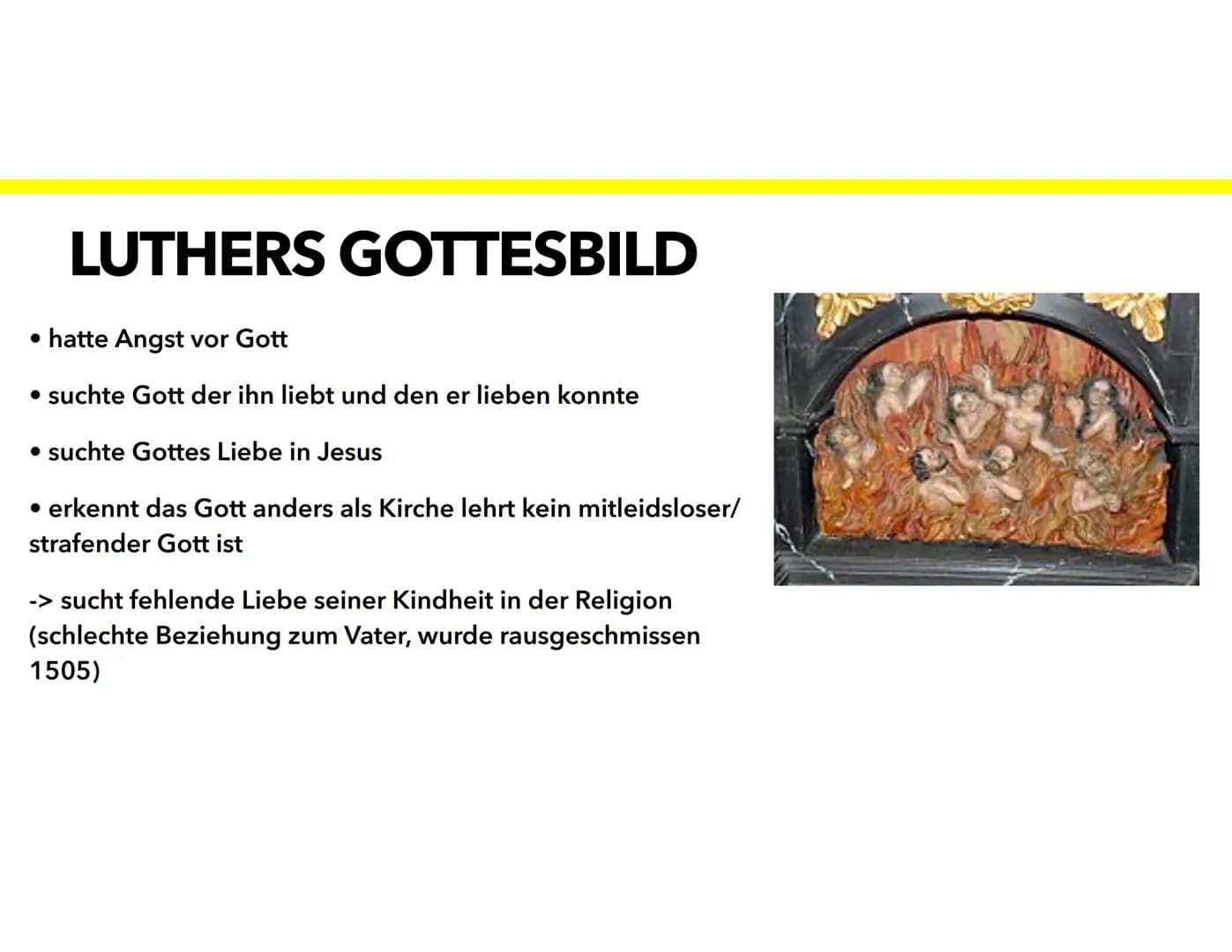 MARTIN LUTHER
VON MICHELLE UND JOHANNA INHALTSVERZEICHNIS
• Biografie
• Luthers Gottesbild
• Lehre
• Theologie
• Auslöser des Thesen Anschla