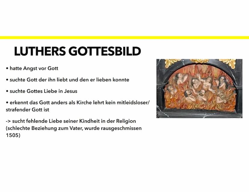 MARTIN LUTHER
VON MICHELLE UND JOHANNA INHALTSVERZEICHNIS
• Biografie
• Luthers Gottesbild
• Lehre
• Theologie
• Auslöser des Thesen Anschla