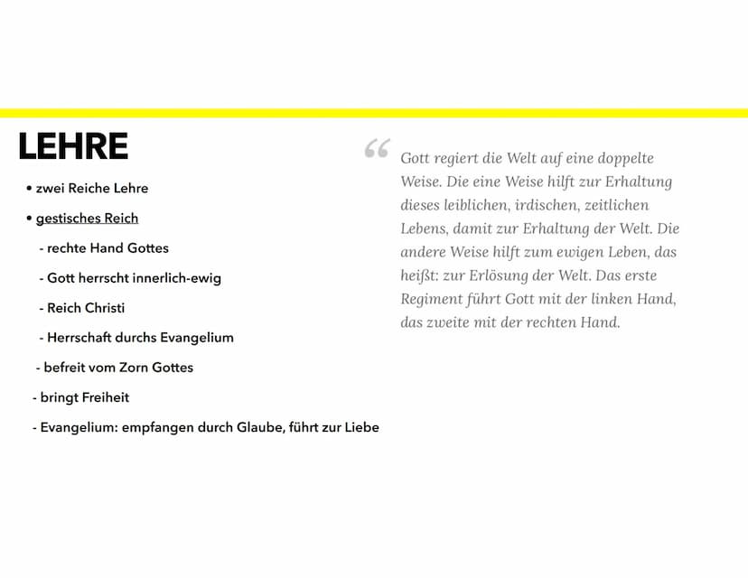 MARTIN LUTHER
VON MICHELLE UND JOHANNA INHALTSVERZEICHNIS
• Biografie
• Luthers Gottesbild
• Lehre
• Theologie
• Auslöser des Thesen Anschla