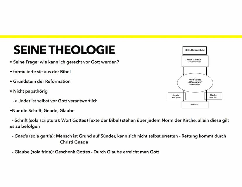 MARTIN LUTHER
VON MICHELLE UND JOHANNA INHALTSVERZEICHNIS
• Biografie
• Luthers Gottesbild
• Lehre
• Theologie
• Auslöser des Thesen Anschla