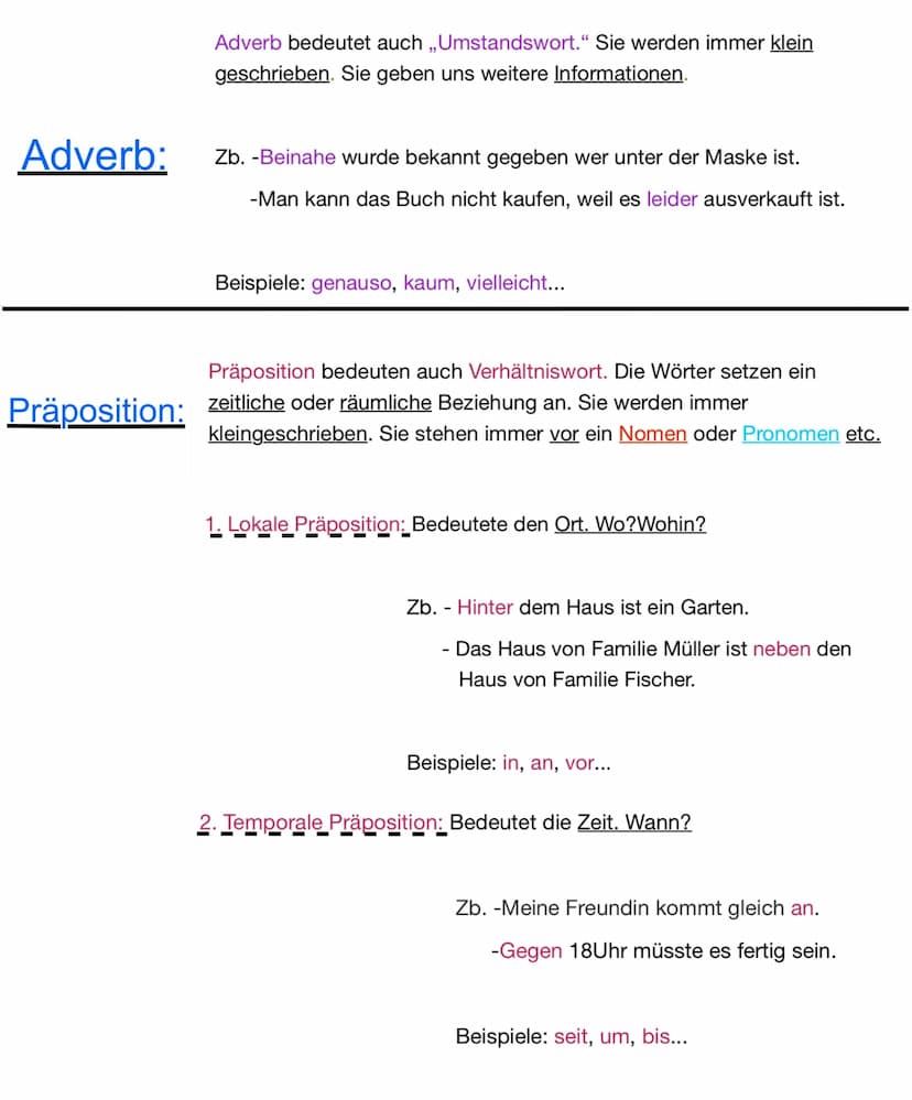 Artikel
Grammatik
Ein Artikel KANN vor einem Nomen stehen oder irgendwo anders
im Satz. Je nachdem wo sie stehen werden sie groß oder klein
