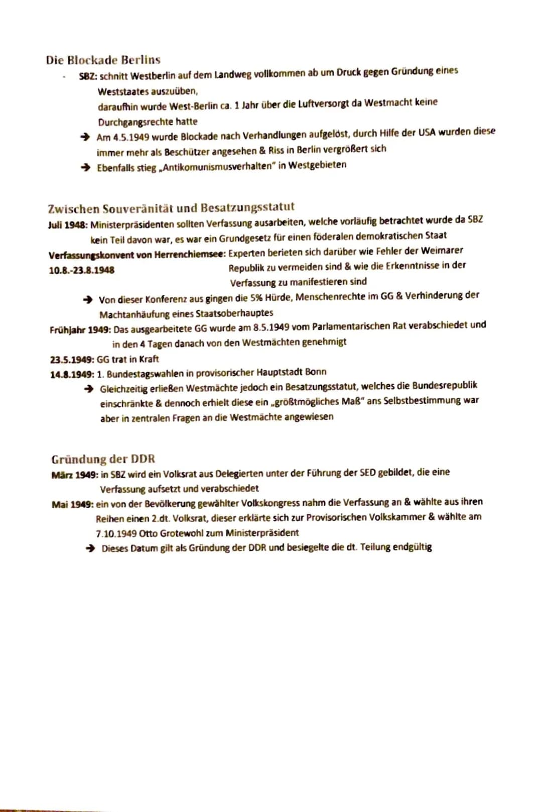Zusammenfassung GGK 2
Die USA gingen als Supermacht aus dem Zweiten Weltkrieg hervor. Sie waren die erste Nation, die in
Besitz von Atomwaff