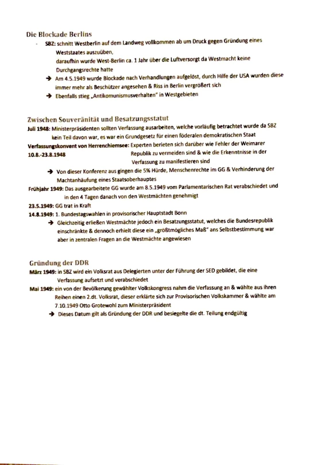 Zusammenfassung GGK 2
Die USA gingen als Supermacht aus dem Zweiten Weltkrieg hervor. Sie waren die erste Nation, die in
Besitz von Atomwaff