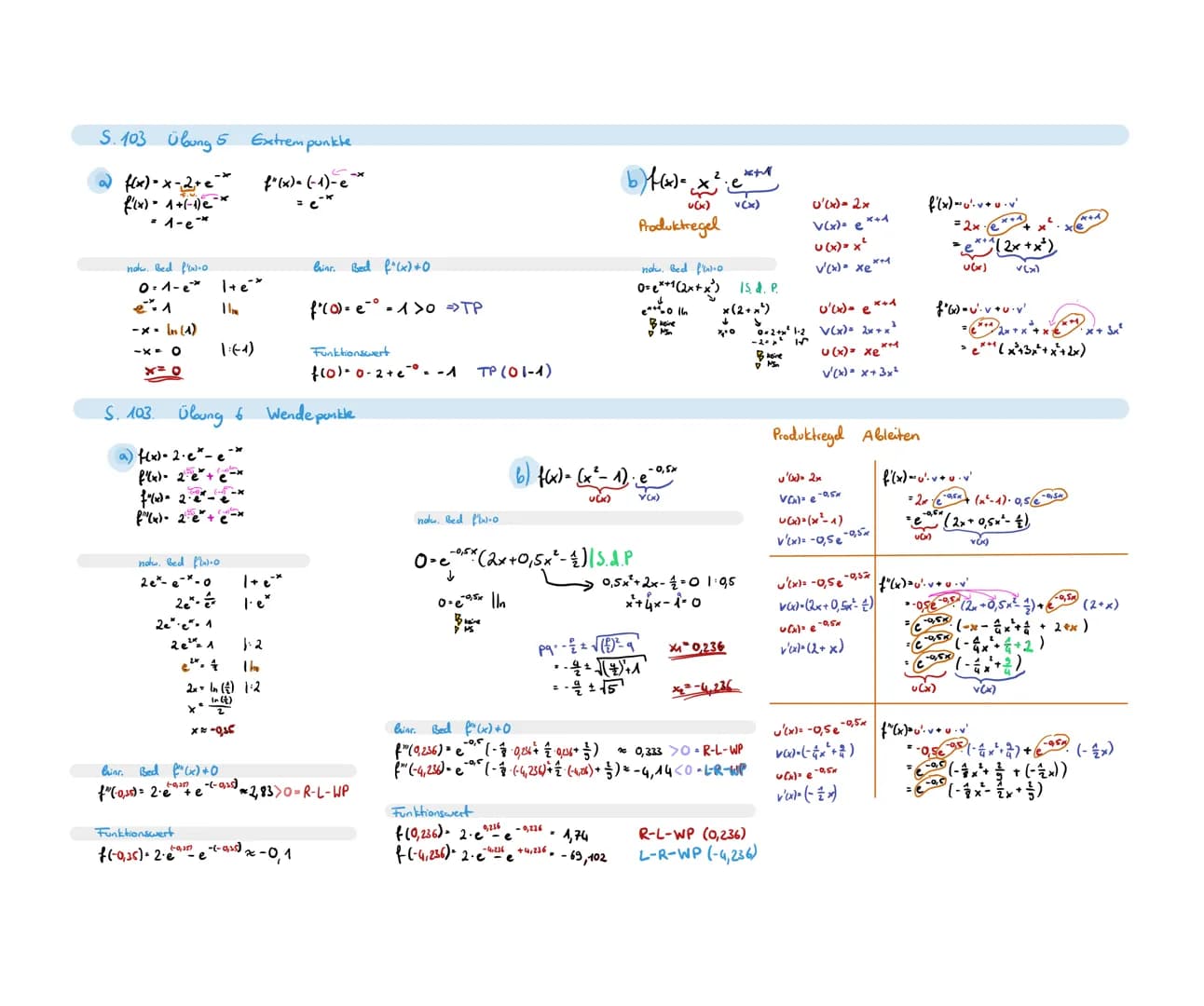 Logarithmusgesetze
log (x. y) = log (x) + log(y)
2 log (4) = log (x) -log(y)
) log (xª) = a · Log (x)
log (√x). â log(x)
f(x)=e* D=R IW-R"
U
