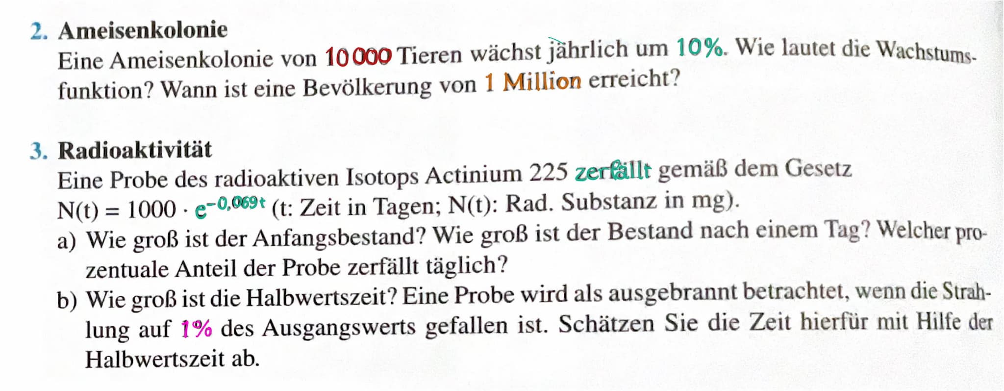Logarithmusgesetze
log (x. y) = log (x) + log(y)
2 log (4) = log (x) -log(y)
) log (xª) = a · Log (x)
log (√x). â log(x)
f(x)=e* D=R IW-R"
U