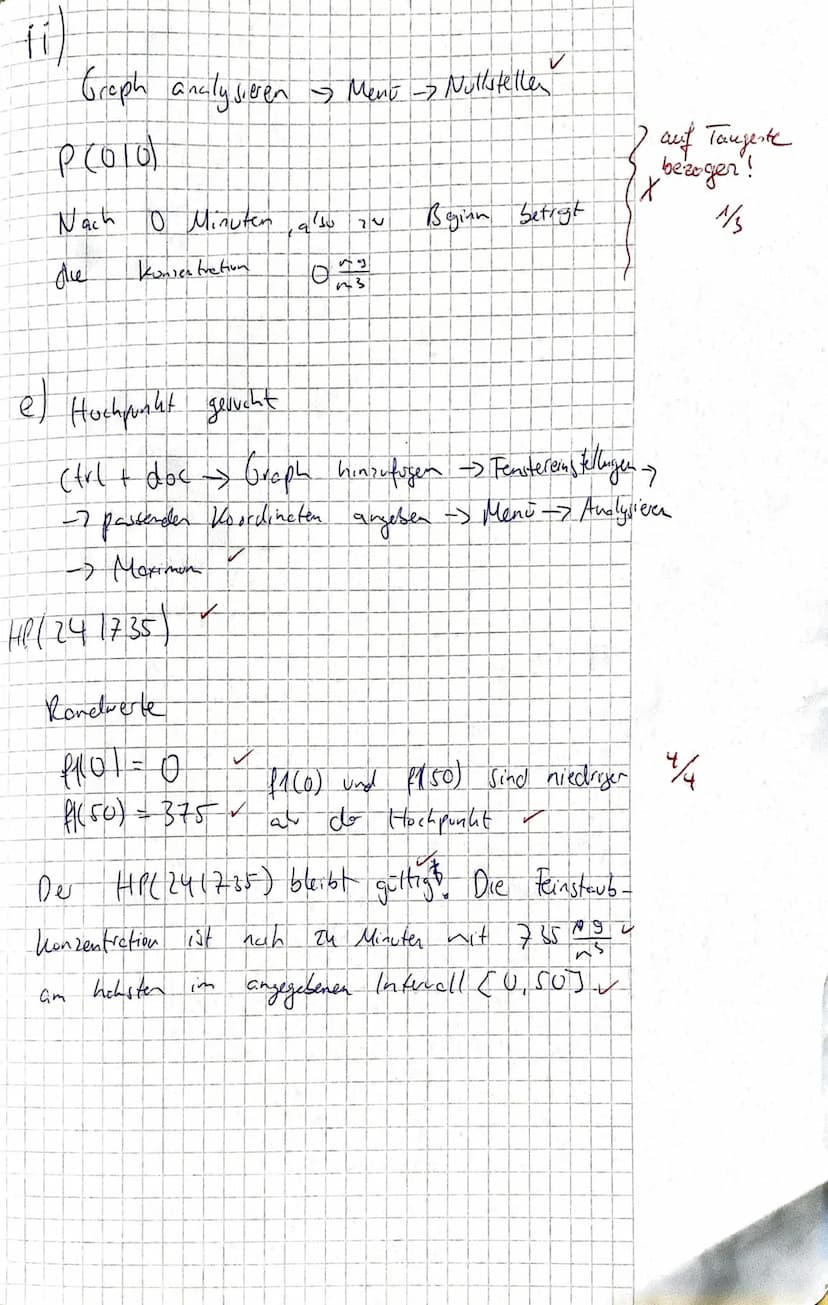 Mathe Klausur
1 a)
x=0
x ₂ = 3
f(x) = x² - 6x² + 9x
0 = x² - 6x ² + 9 x | ()
0 = x (x ² 6×19)
7
f (x)=x²-6x²+9x+[0] =>
Der
durch den Ursprun