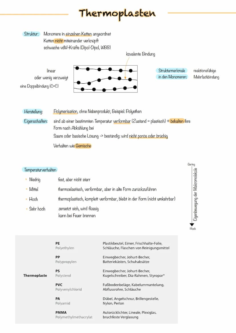 Kunststoffe Kunststoffe = Werkstoffe, die künstlich oder durch Abwandlung von Naturprodukten hergestellt werden und aus Polymeren aufgebaut 