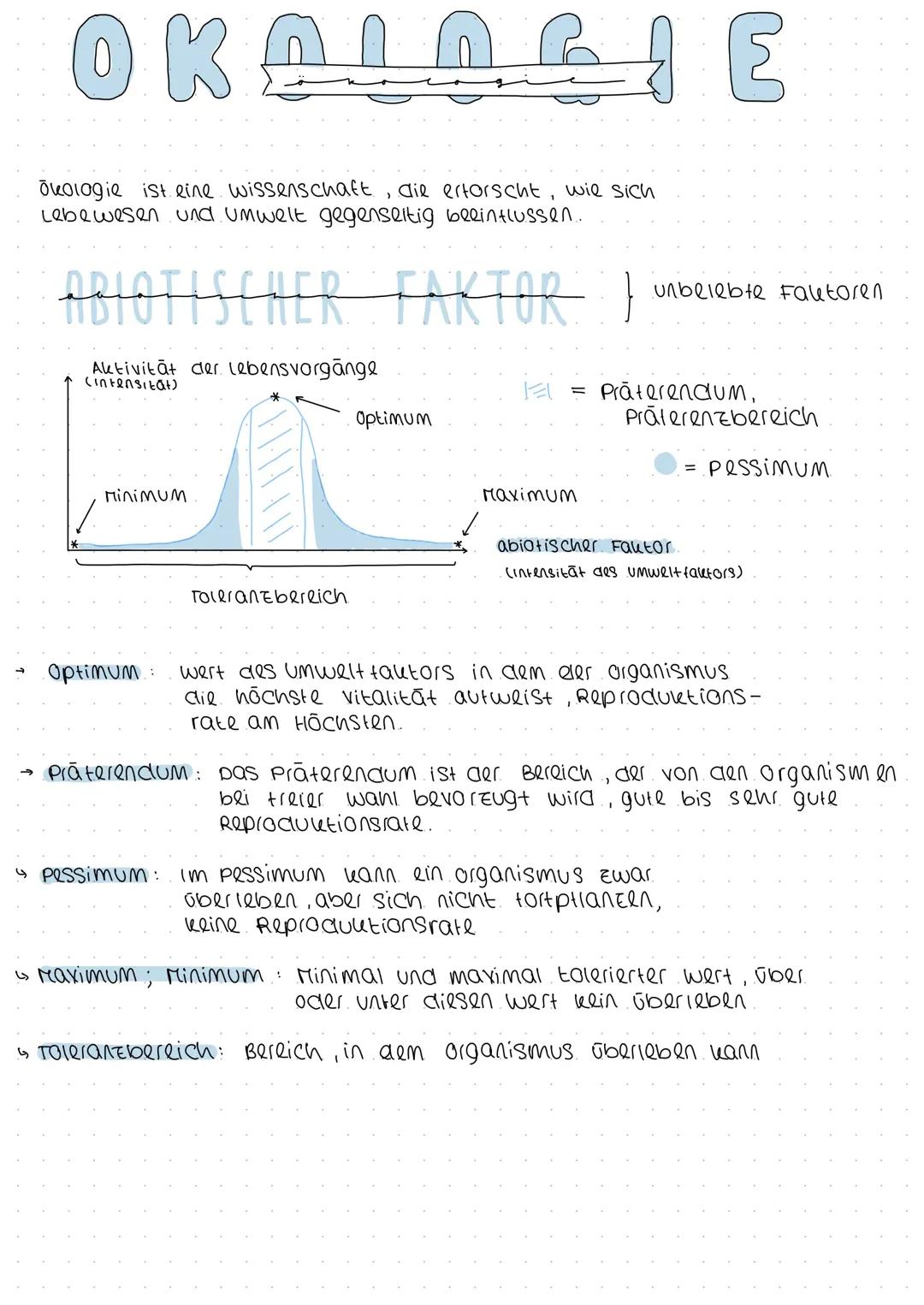 Abiotische und biotische Faktoren leicht erklärt - Wald, See, Wasser, Temperatur