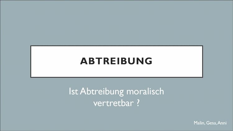 Know Abtreibung thumbnail