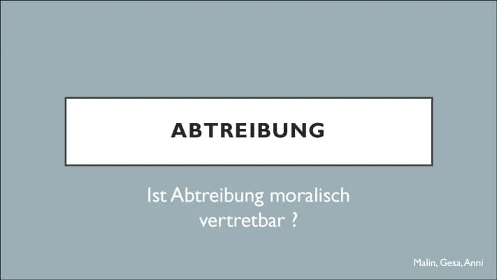 Know Abtreibung thumbnail