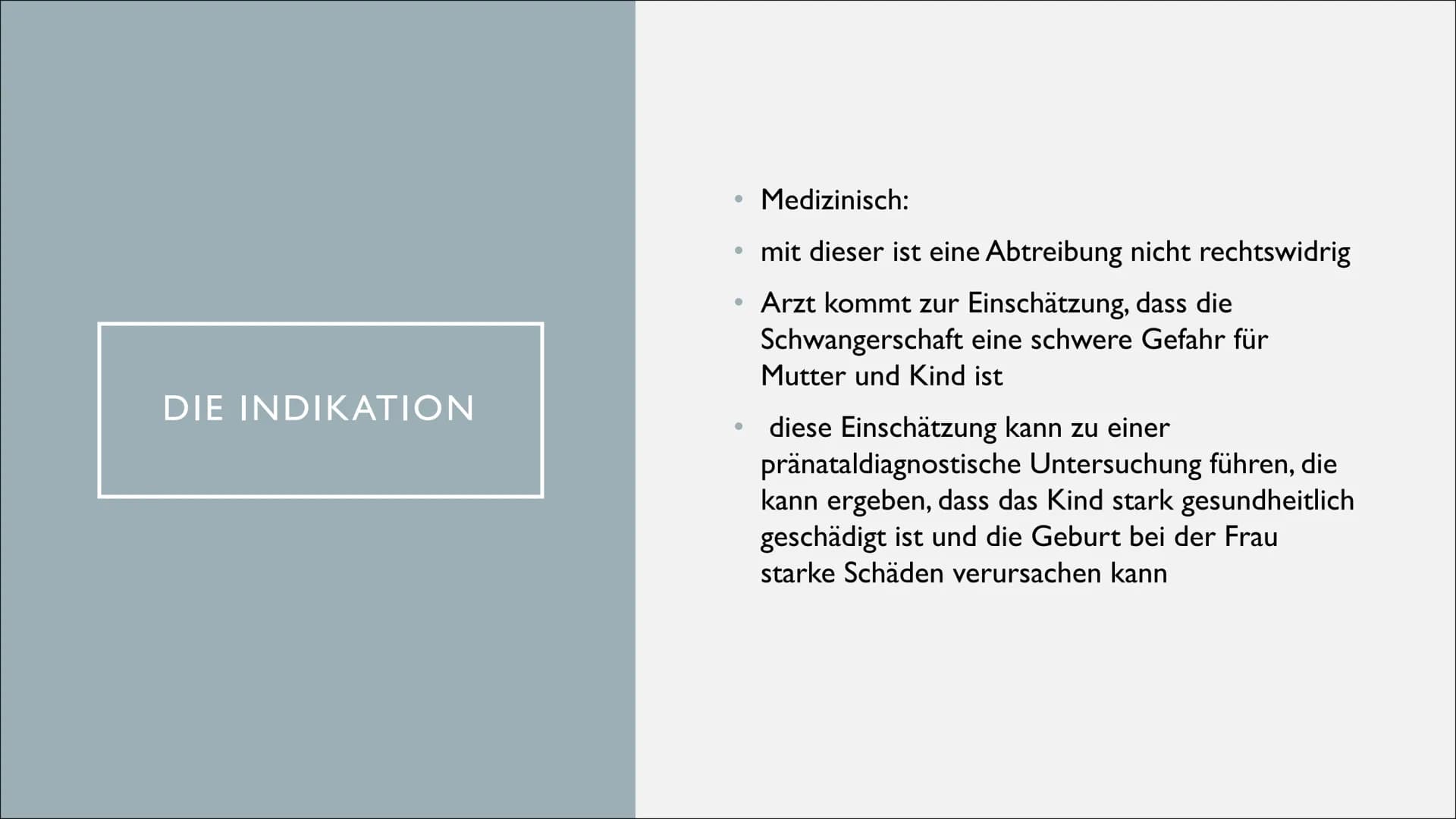 ABTREIBUNG
Ist Abtreibung moralisch
vertretbar?
Malin, Gesa, Anni DEFINITION
Unter Abtreibung versteht man den
gezielten Abbruch einer
Schwa