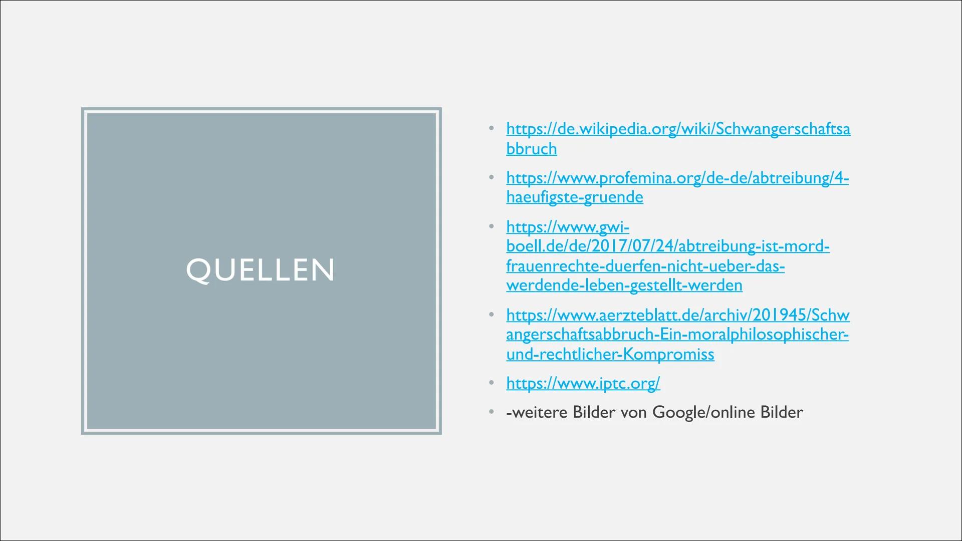 ABTREIBUNG
Ist Abtreibung moralisch
vertretbar?
Malin, Gesa, Anni DEFINITION
Unter Abtreibung versteht man den
gezielten Abbruch einer
Schwa