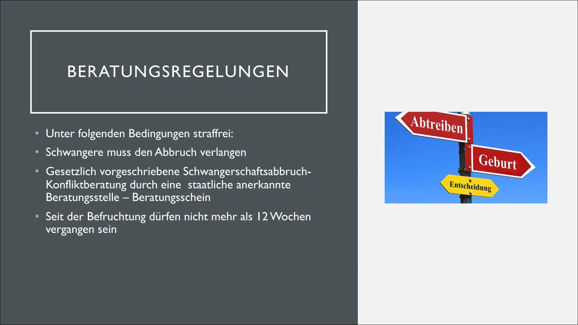 ABTREIBUNG
Ist Abtreibung moralisch
vertretbar?
Malin, Gesa, Anni DEFINITION
Unter Abtreibung versteht man den
gezielten Abbruch einer
Schwa