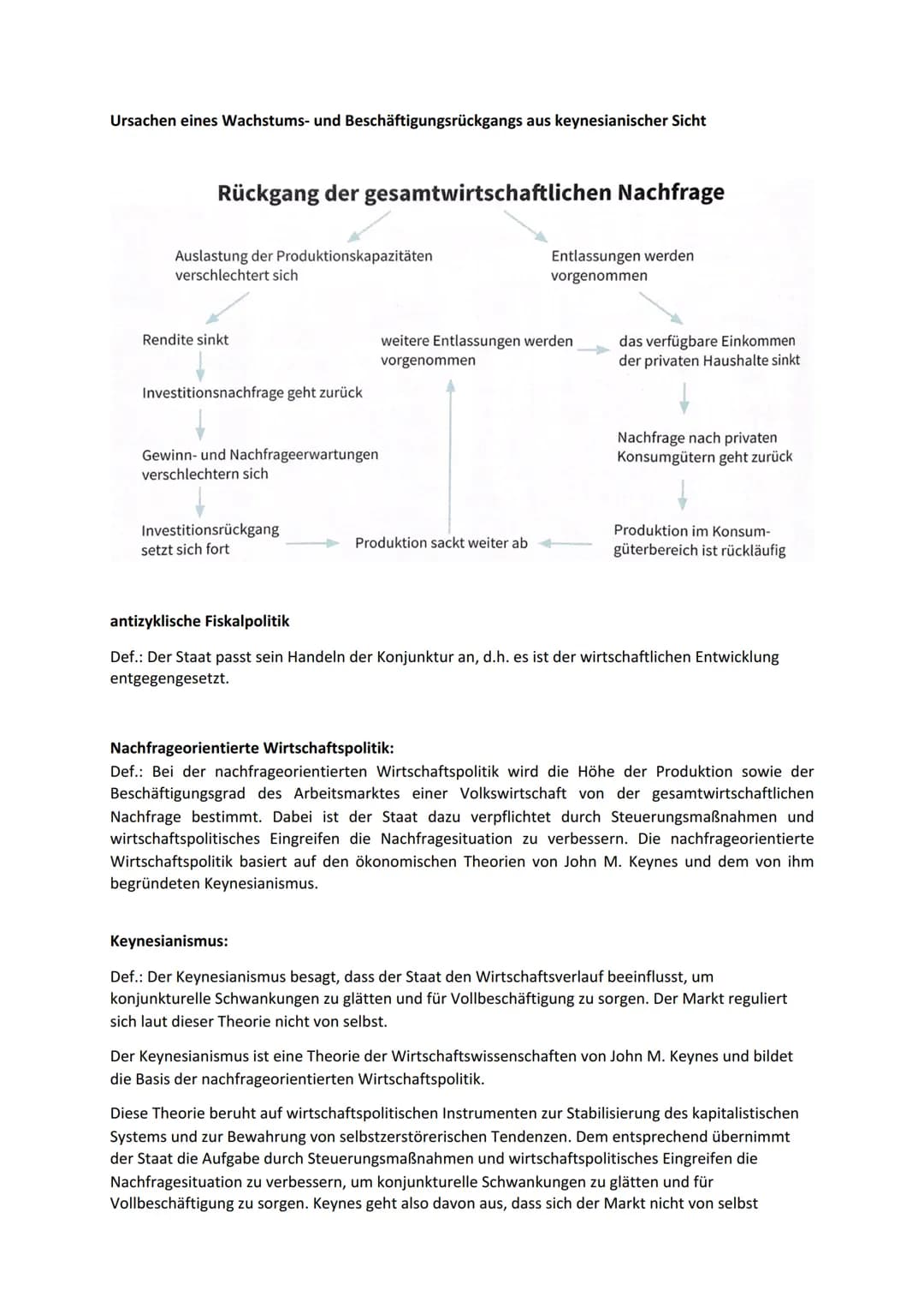 KONJUNKTURANALYSE UND KONJUNKTURPOLITIK
1. Beobachtung, Analyse und Prognose wirtschaftlicher Konjunktur
1.1 Wirtschaftliche Konjunktur - Mo