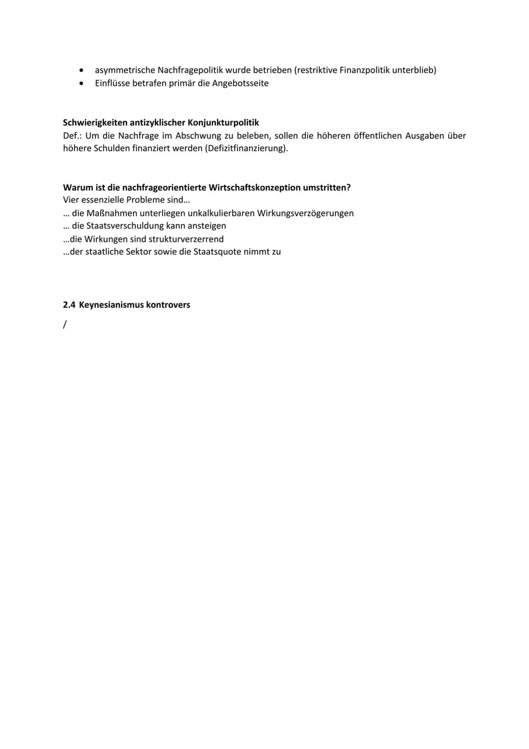 KONJUNKTURANALYSE UND KONJUNKTURPOLITIK
1. Beobachtung, Analyse und Prognose wirtschaftlicher Konjunktur
1.1 Wirtschaftliche Konjunktur - Mo