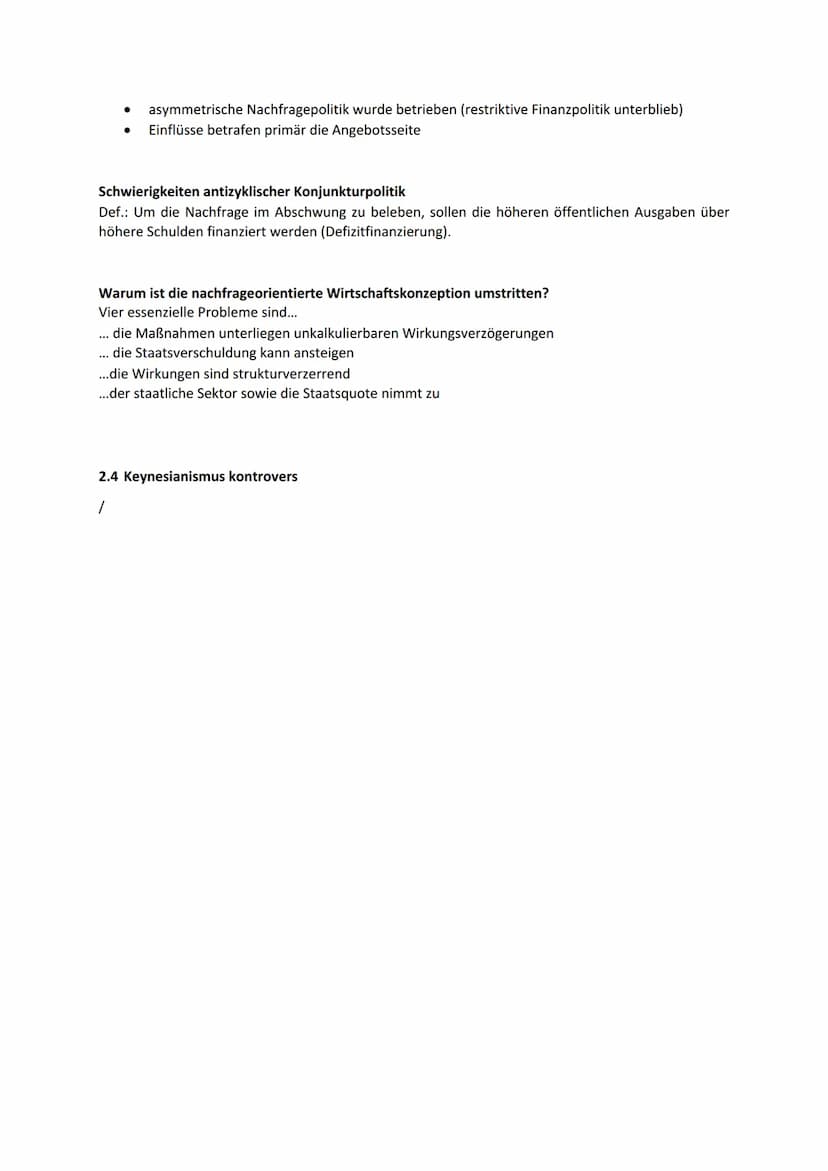 KONJUNKTURANALYSE UND KONJUNKTURPOLITIK
1. Beobachtung, Analyse und Prognose wirtschaftlicher Konjunktur
1.1 Wirtschaftliche Konjunktur - Mo