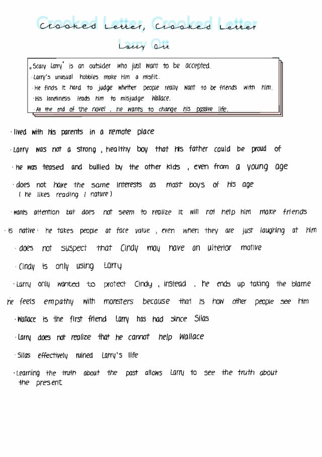 Know Crooked Letter, Crooked Letter thumbnail
