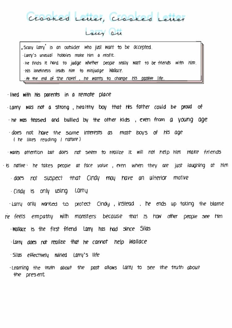 Know Crooked Letter, Crooked Letter thumbnail