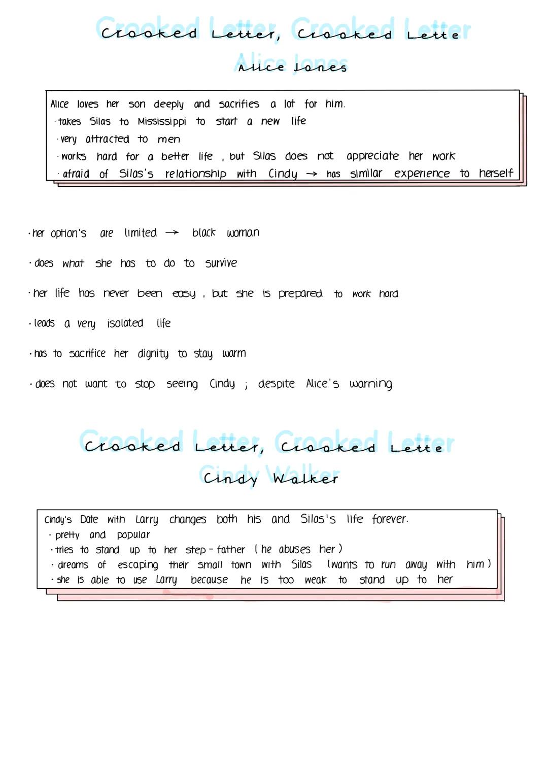 Crooked Letter, Crooked Letter
Larry att
Scary Larry" is an outsider who just want to be accepted.
· Larry's unusual hobbies make him a misf