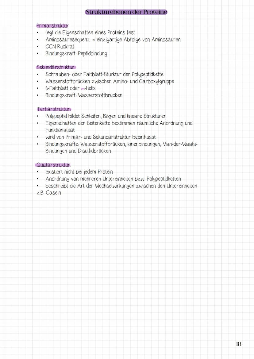 2. Biomoleküle und
molekular Genetik
2.1 Biomoleküle
-> Bau von Makromolekülen (Proteine, Nukleinsäuren)
-> Funktion von Proteinen und Nukle