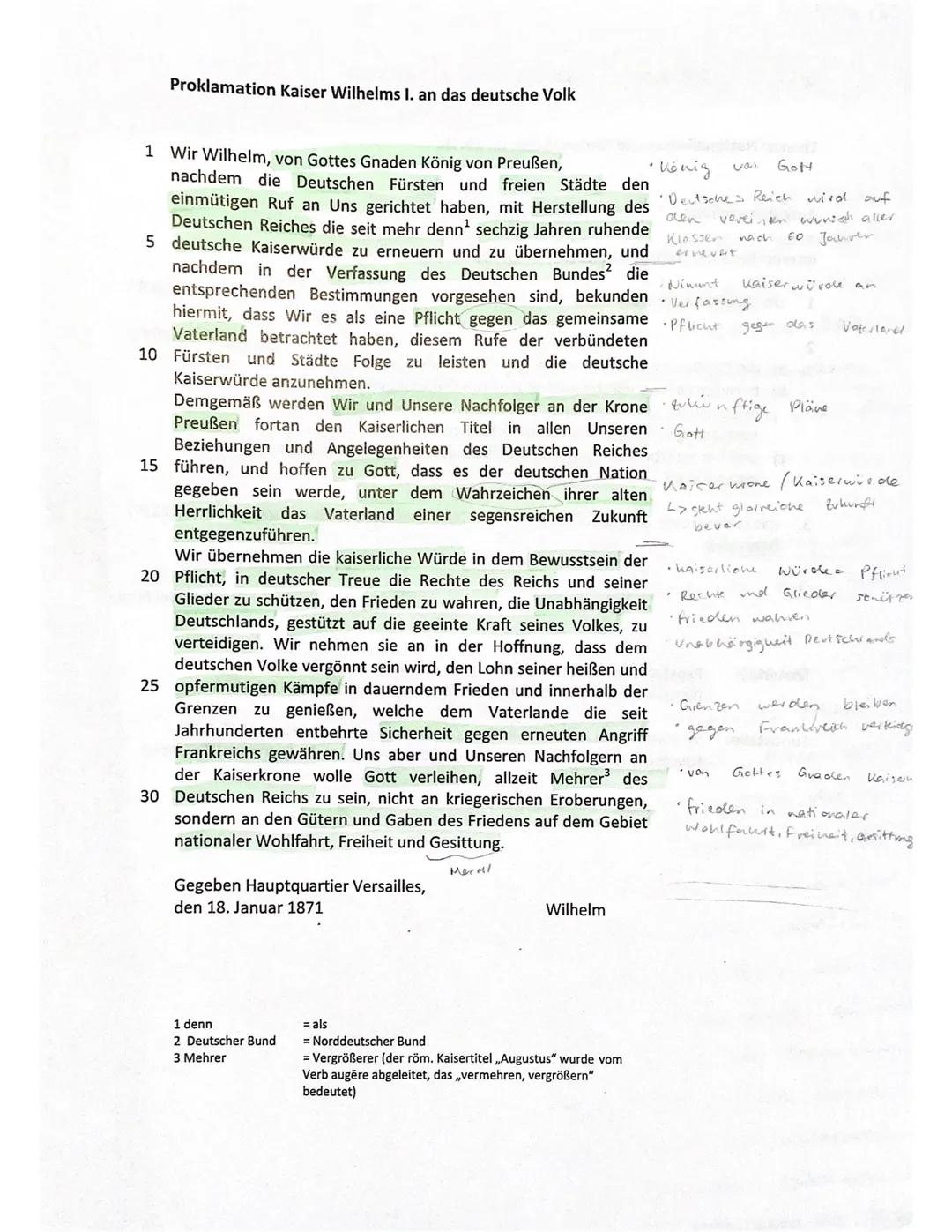Q 1.1
Thema: Nationalismus und Nationalstaat im 19. Jh.
2. Klausur
Aufgabenstellung:
Interpretiere die vorliegende Quelle, indem Du
1. die Q