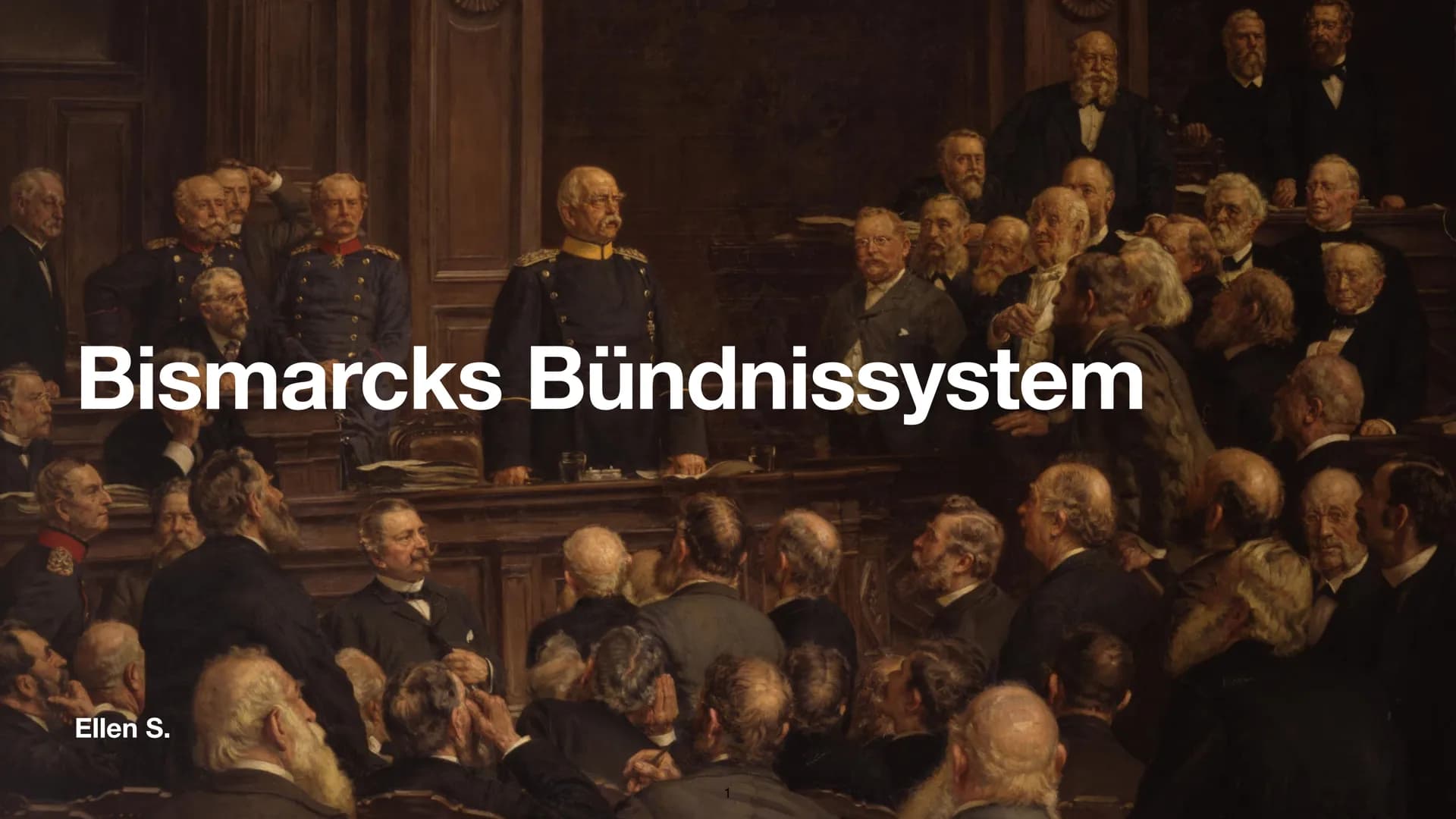 NAKA
Bismarcks Bündnissystem
Ellen S. Inhaltsverzeichnis
3. Ausgangslage
4. Ziele
5. Die Bündnisse von Bismarck
(1) Darstellung der Bündniss