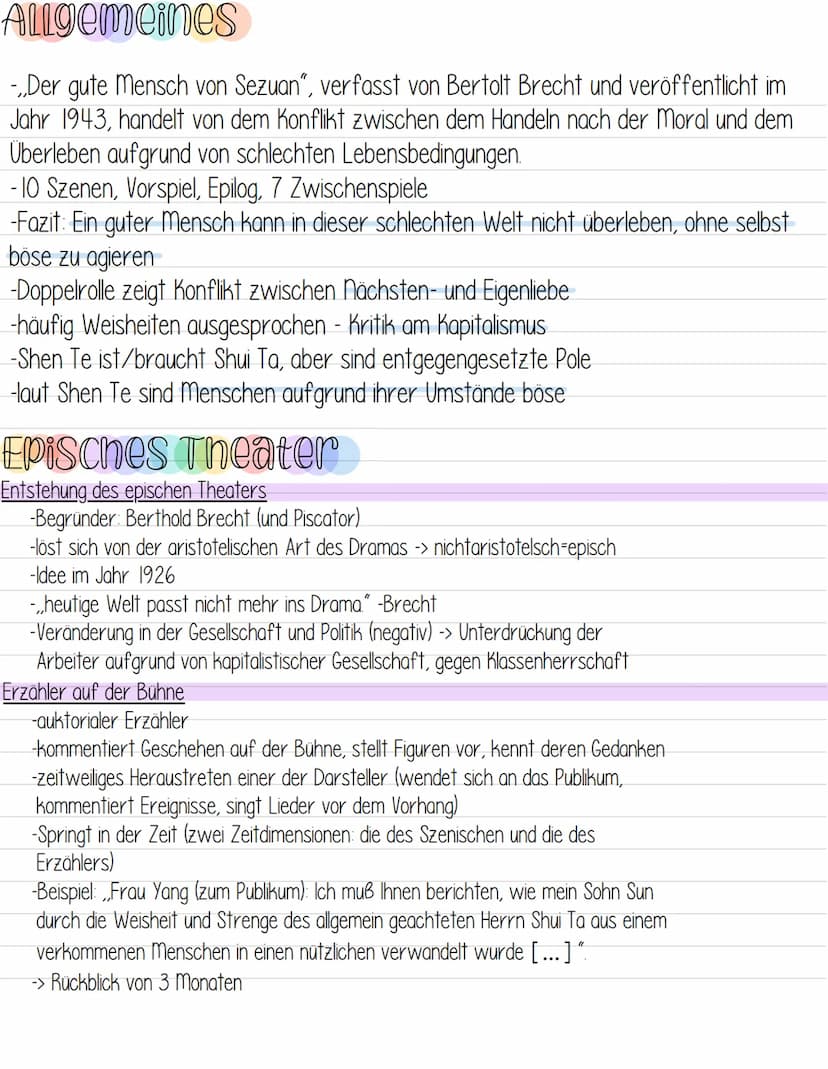 Bertolt Brecht
Der gute Mensch von Sezuan
edition suhrkamp
ᏚᏙ Figurenkonstellation
Wang
Wasserverkäufer
Shu Fu
Barbier
Die Besitzenden
←Gesp